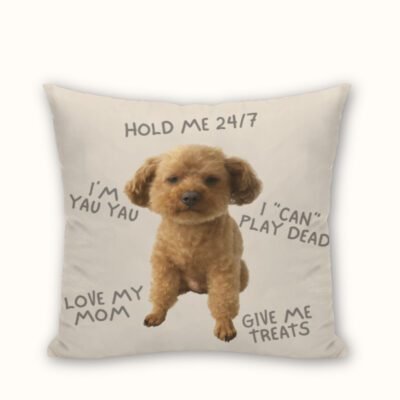 Custom Pet Pillow Personalized Funny Pet Pillow Custom pet pillow personalized funny dog pillow with text custom pet lover gift pillowcase