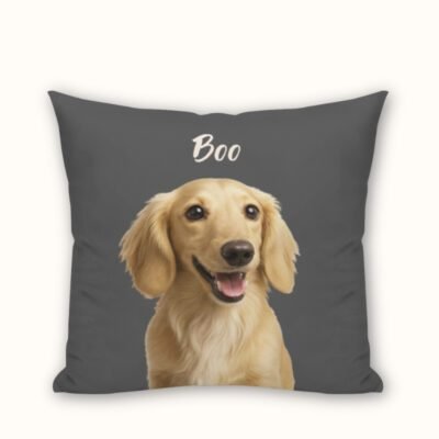 Custom Pet Pillow – Personalized Pillowcase with Pet Photo Custom pet pillow personalized pillowcase with dog photo and name